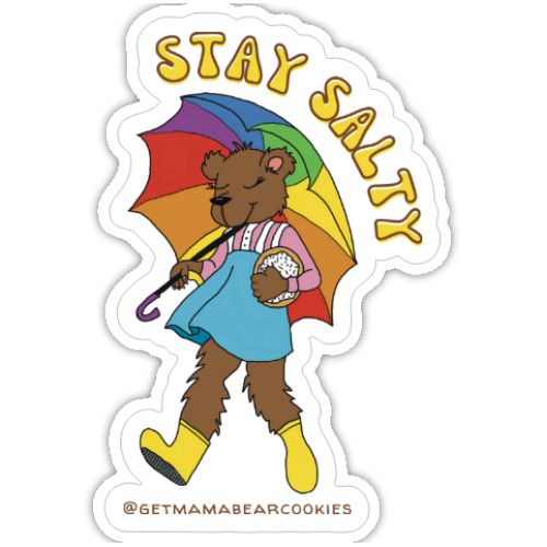 Mama Bear Sticker Stay Salty